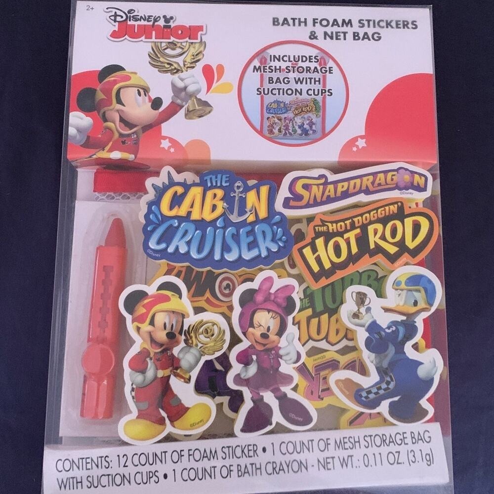 Disney Junior Mickey Mouse And Friends Bath Foam Stickers